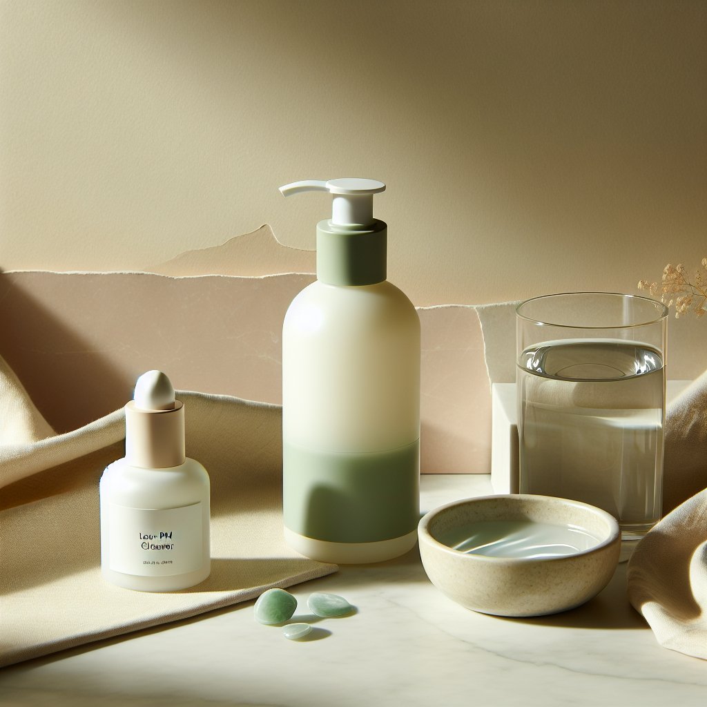 Low-pH skincare products