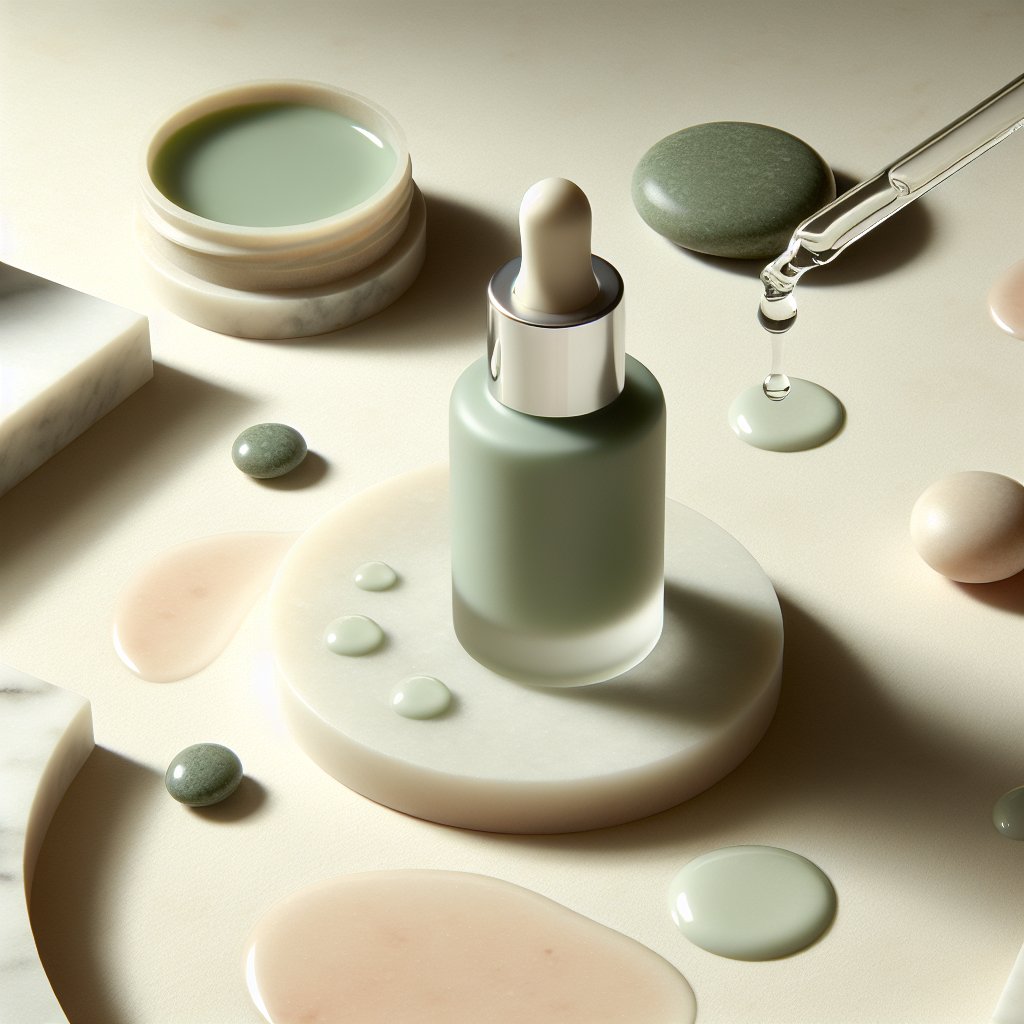 Serum drops suggesting gradual results