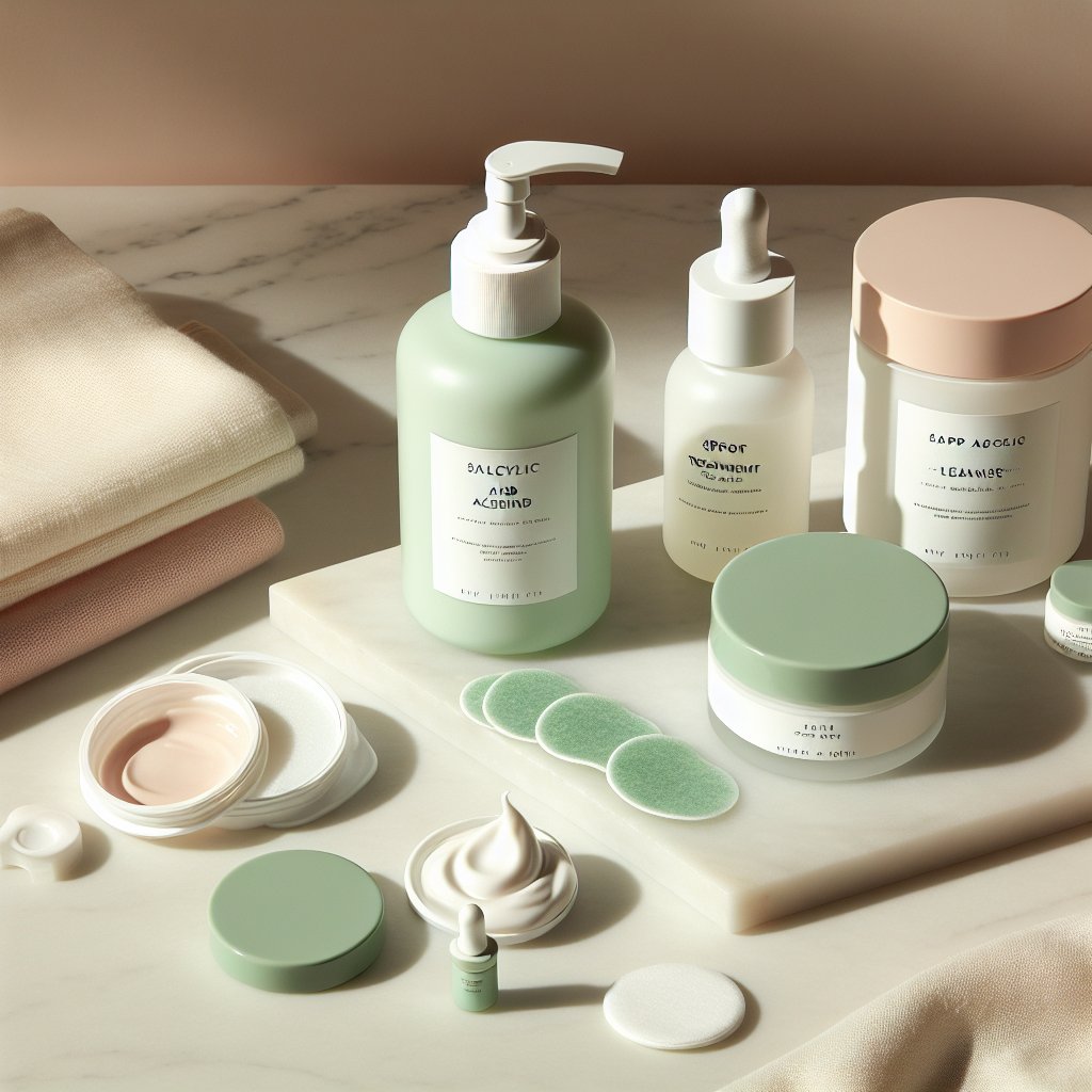 Salicylic acid treatment products