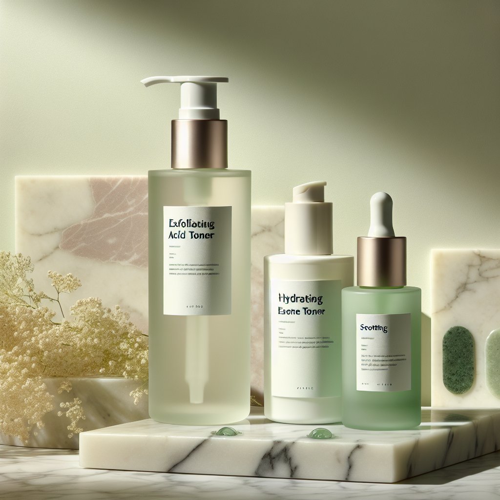 Three types of toners