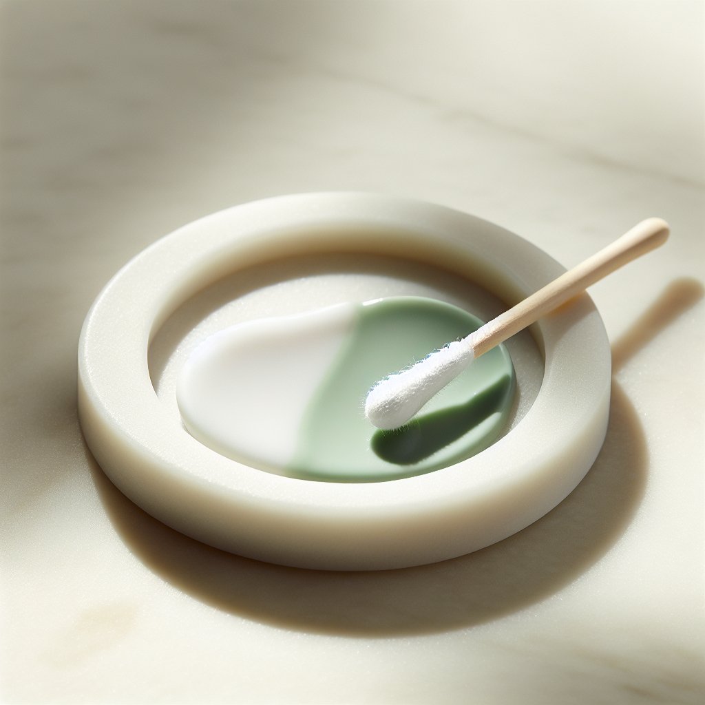 Patch test product amount