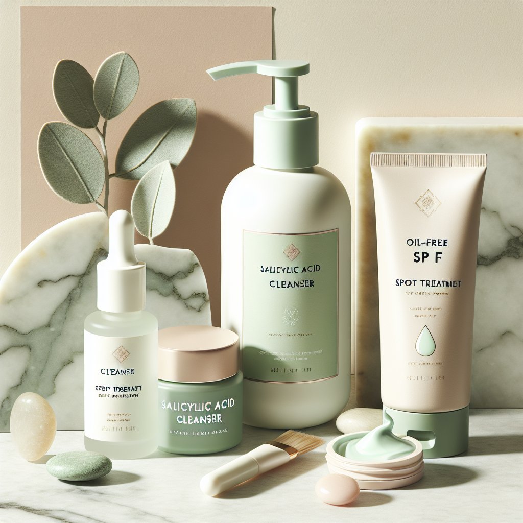 Acne-prone skin daily routine