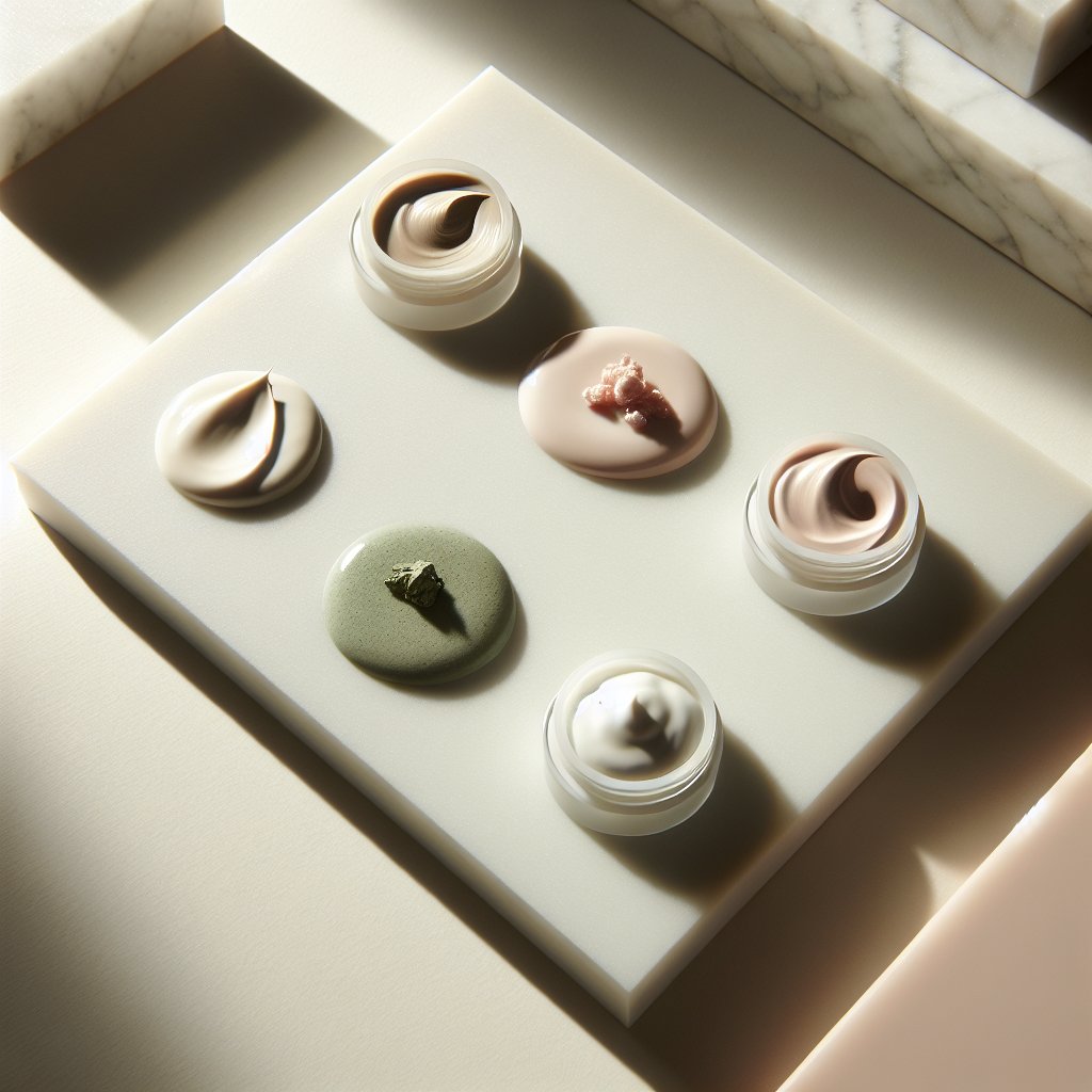 Different product textures for skin types