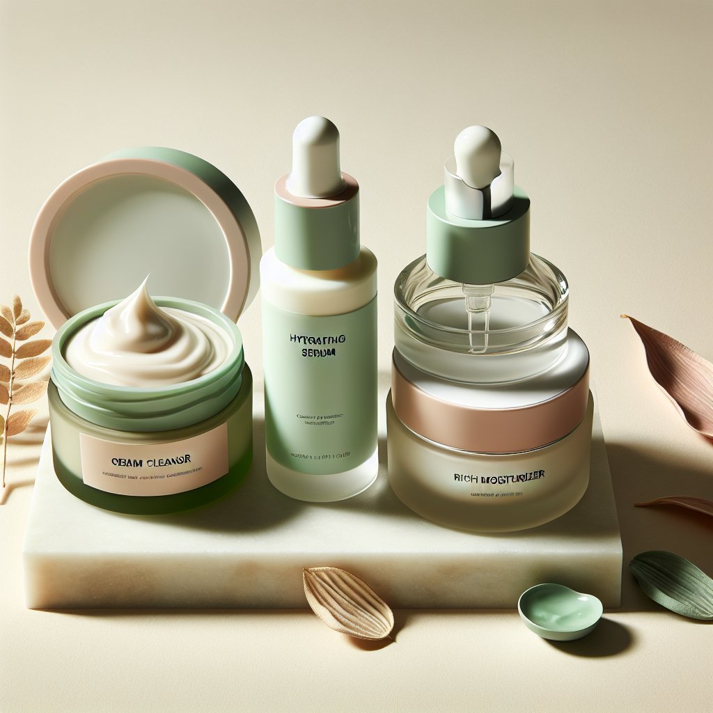 Complete dry skin routine