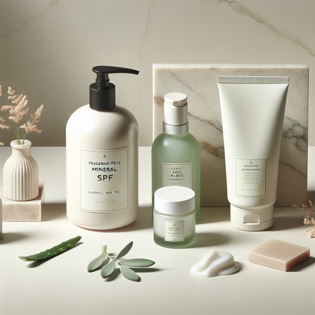 Sensitive skin sun care set